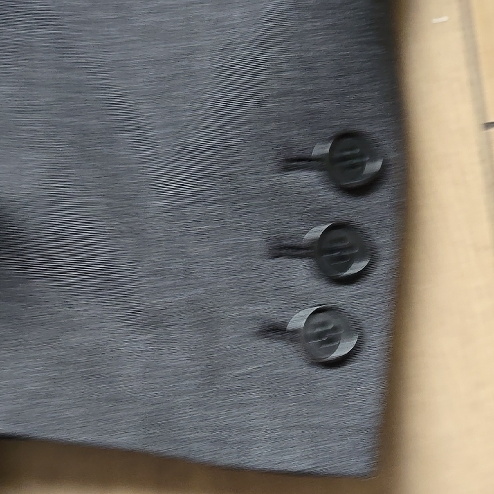 Theory Women'S Grey One Button Long Sleeve Slim Fit Blazer Size 6 - Picture 12 of 13